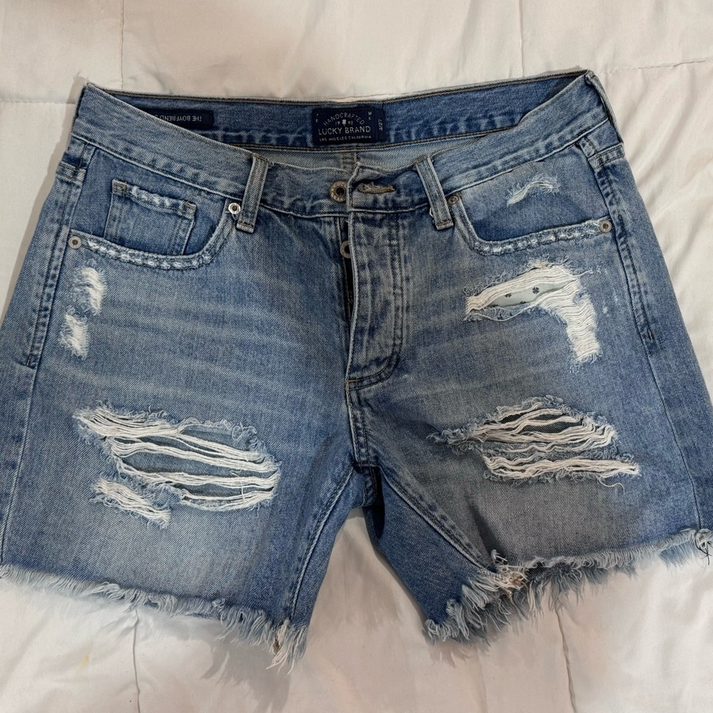 Lucky Brand button fly Jean shorts